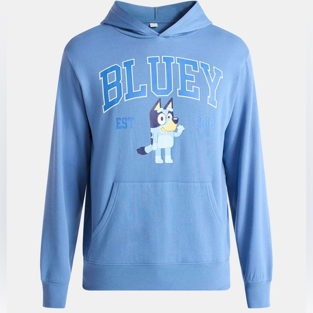 Bluey BBC Studios Hoodie Kids Women’s Men's Graphic Sweatshirt Blue Sm XL XXL